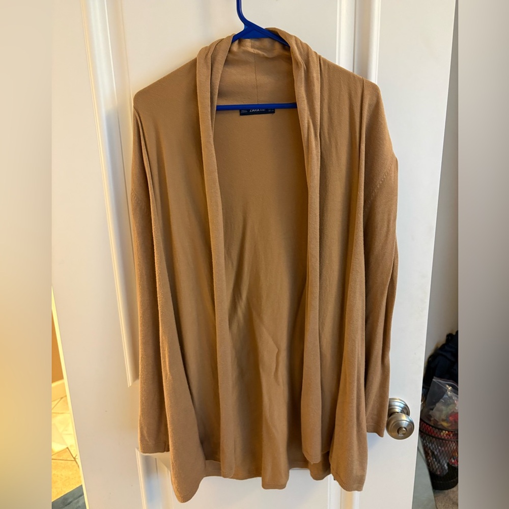 Zara Knit Camel Cardigan